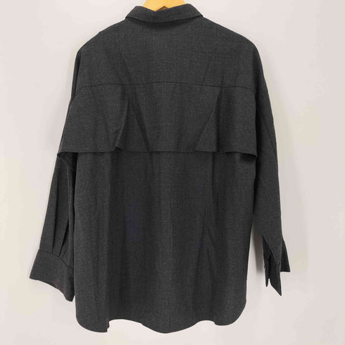 サクラ SACRA ウール混 チェック L/S BDシャツ レディース