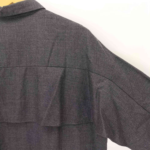 サクラ SACRA ウール混 チェック L/S BDシャツ レディース