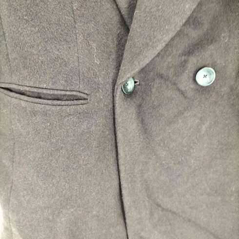 ポールスミスブラック Paul Smith BLACK ショールカラー ダブルブレスト チェスターコート メンズ 40