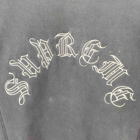 シュプリーム Supreme 00S OLD English Arc Logo オールド イングリッシュ ロゴ スウェット 初期 刺繍 アーチ ロゴ メンズ import:L