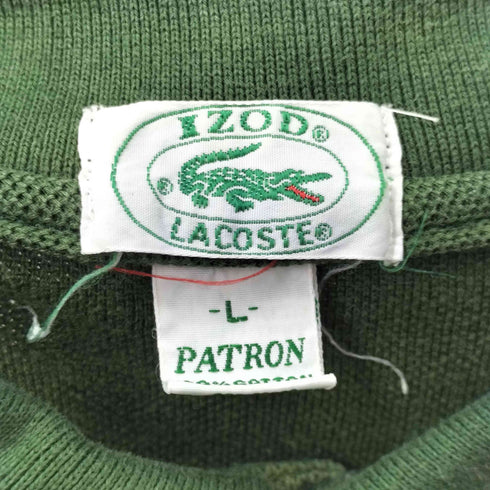 アイゾッドラコステ IZOD LACOSTE PATRON ワニ刺繍 半袖ポロシャツ メンズ import:L