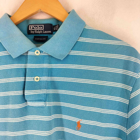 ポロバイラルフローレン Polo by RALPH LAUREN スモールポニー刺繍 半袖ポロシャツ メンズ import:L