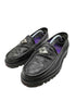 バッズプール BUDSPOOL CROCODILE EMBOSS LEATHER LOAFER コラボ クロコダイル エンボス レザー ローファー メンズ 27 1/2