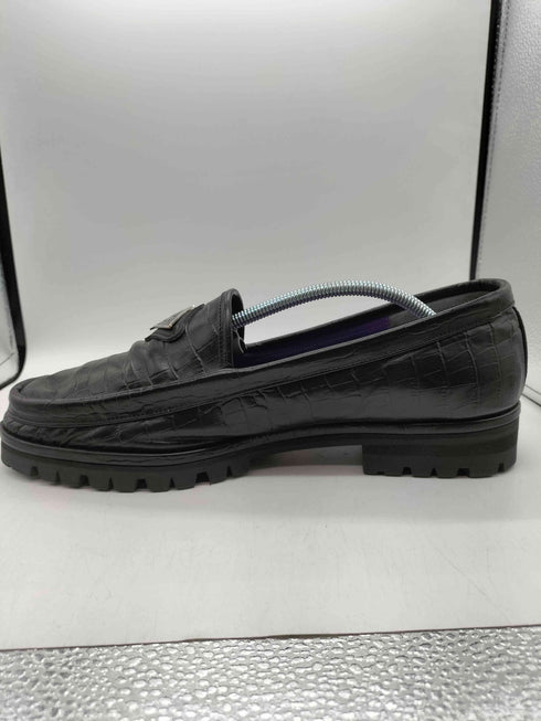 バッズプール BUDSPOOL CROCODILE EMBOSS LEATHER LOAFER コラボ クロコダイル エンボス レザー ローファー メンズ 27 1/2
