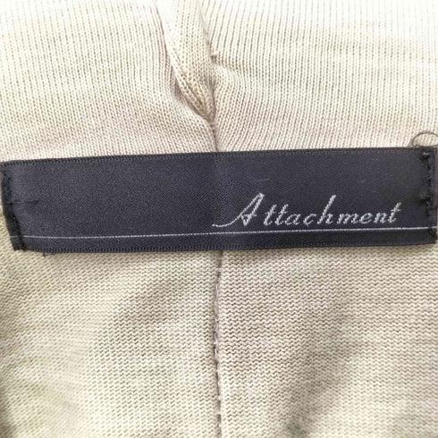 アタッチメント ATTACHMENT カットオフ ジップパーカー メンズ