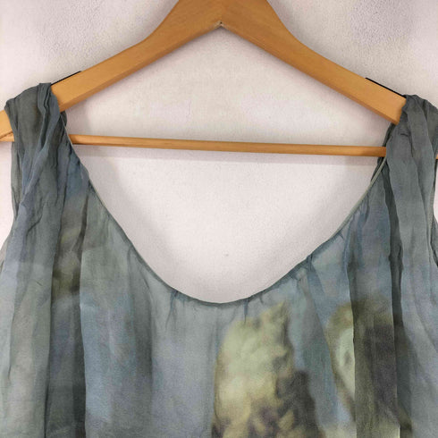アルベルタフェレッティ ALBERTA FERRETTI フリルデザイン ノースリーブワンピース レディース EUR:40