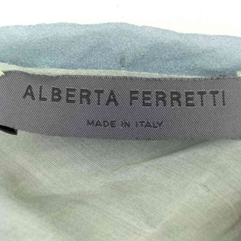 アルベルタフェレッティ ALBERTA FERRETTI フリルデザイン ノースリーブワンピース レディース EUR:40