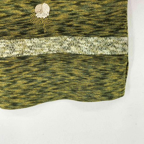 Import Rossa 刺繍デザイン 半袖ニットトップス レディース JPN:42