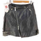 サカイ Sacai 22SS cow leather double-zip riders skirt カウレザーダブルジップライダースミニスカート レディース 2