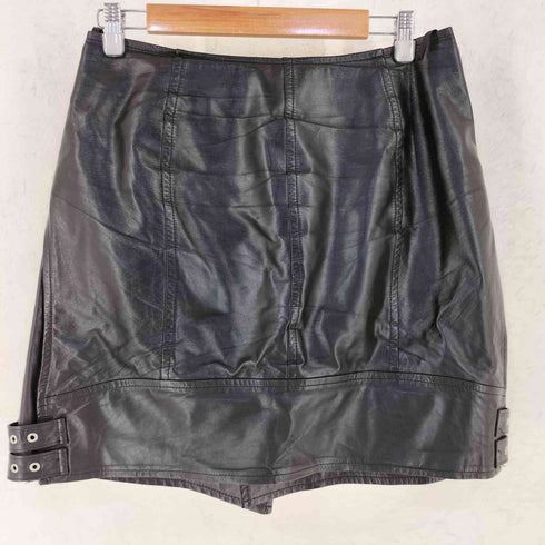 サカイ Sacai 22SS cow leather double-zip riders skirt カウレザーダブルジップライダースミニスカート レディース 2