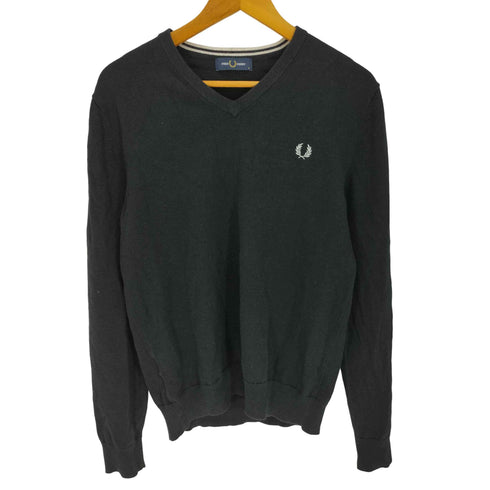 フレッドペリー FRED PERRY Classic V-Neck Sweater Jumper ニット メンズ import:M