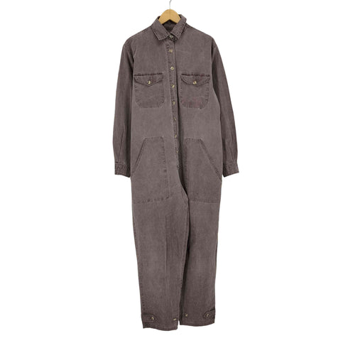 バナナリパブリック BANANA REPUBLIC 80s コットン フラップポケット ジャンプスーツ つなぎ メンズ L