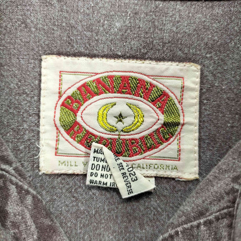 バナナリパブリック BANANA REPUBLIC 80s コットン フラップポケット ジャンプスーツ つなぎ メンズ L