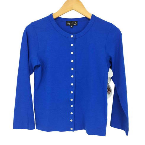 アニエスベー agnes b. PARIS プレッションカーディガン レディース