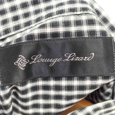 ラウンジリザード LOUNGELIZARD ロングスリーブ ボタンダウン チェックシャツ メンズ JPN:1