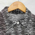 アニエスベー agnes b. PARIS レーヨン ゼブラ柄 シャツ レディース