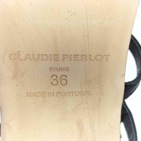 CLAUDIE PIERLOT Jewelled leather sandals ジュエル レザー サンダル レディース JPN:36