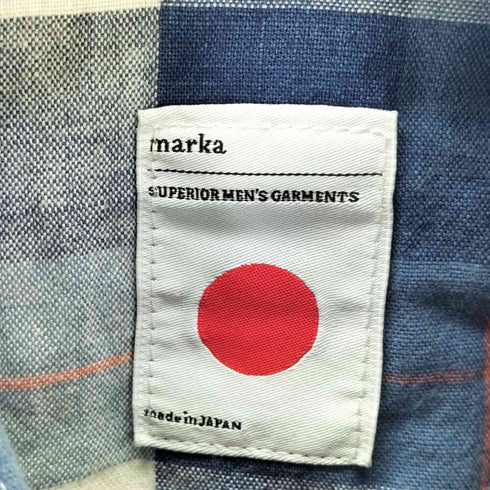 マーカウェア markaware ウエスタン チェック ワイヤーシャツ メンズ JPN:1