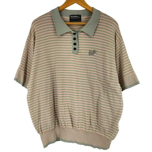THREE FIFTY STANDARD×BALMORAL バルモラルと作ったニットポロ レディース 3L