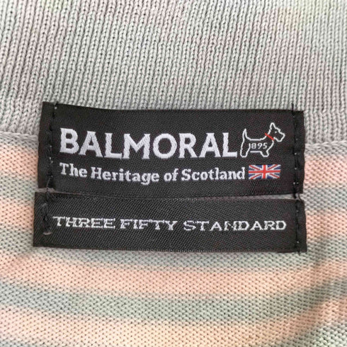 THREE FIFTY STANDARD×BALMORAL バルモラルと作ったニットポロ レディース 3L