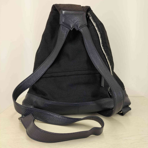 ディスコードヨウジヤマモト discord Yohji Yamamoto Painted Linen Y Bag カウレザー切替 ペインティング リネンYバッグ メンズ