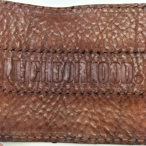 ネイバーフッド NEIGHBORHOOD HUGE コラボ レザー ブレスレット メンズ