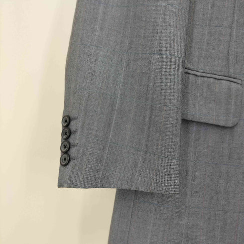 バーバリーズ BURBERRYS 2B 背抜き モヘア混 ウール テーラードジャケット メンズ