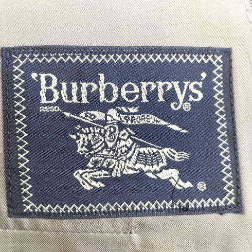 バーバリーズ BURBERRYS 2B 背抜き モヘア混 ウール テーラードジャケット メンズ
