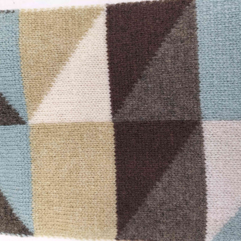 ジェイクルー J.CREW トライアングルブロック柄 マフラー メンズ