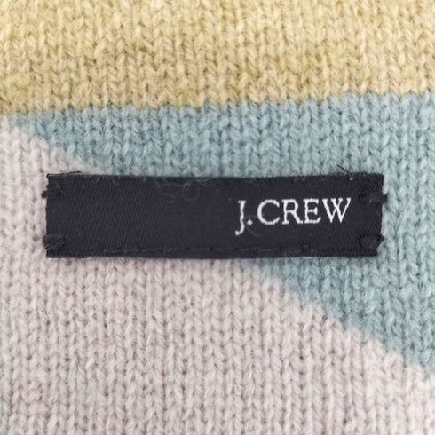 ジェイクルー J.CREW トライアングルブロック柄 マフラー メンズ