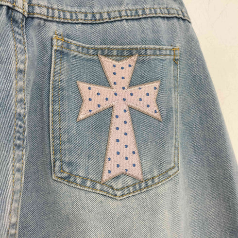 graver of anaheim ドットクロス デニムパンツ レディース JPN:M