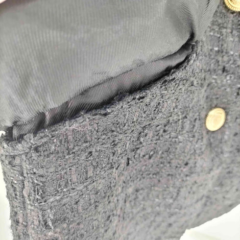 ザラ ZARA ツイード 金ボタン コート レディース 5