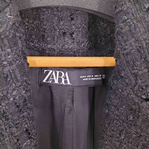 ザラ ZARA ツイード 金ボタン コート レディース 5