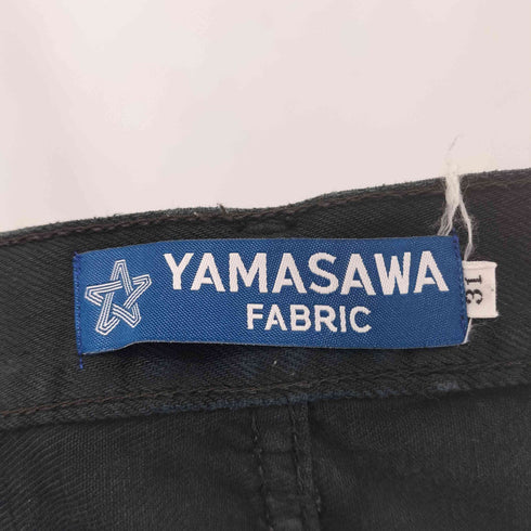 YAMASAWA FABRIC ヤマサワファブリック センターシーム ストレートデニムパンツ レディース W36