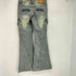 not knowing Line-Cut Cargo Flared Jeans 韓国ブランド Y2K レディース JPN:S