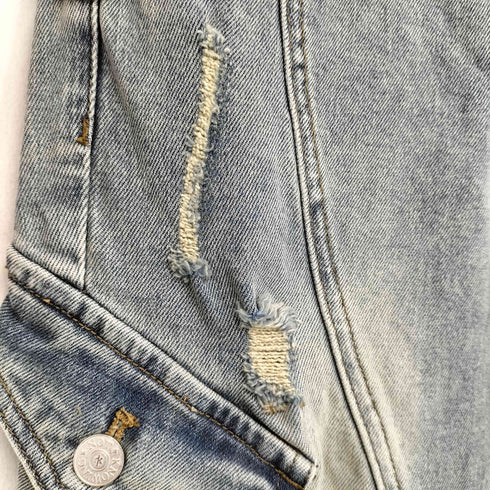 not knowing Line-Cut Cargo Flared Jeans 韓国ブランド Y2K レディース JPN:S