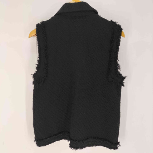 ザラ ZARA リンジトリム テクスチャー ベスト レディース import:XS