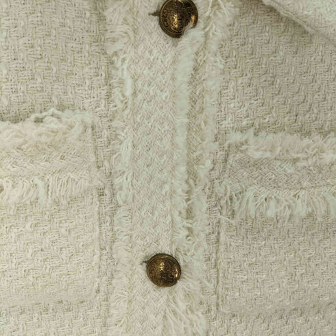 ザラ ZARA リンジトリム テクスチャー ベスト レディース import:XS