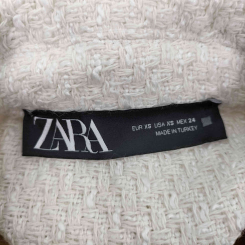 ザラ ZARA リンジトリム テクスチャー ベスト レディース import:XS