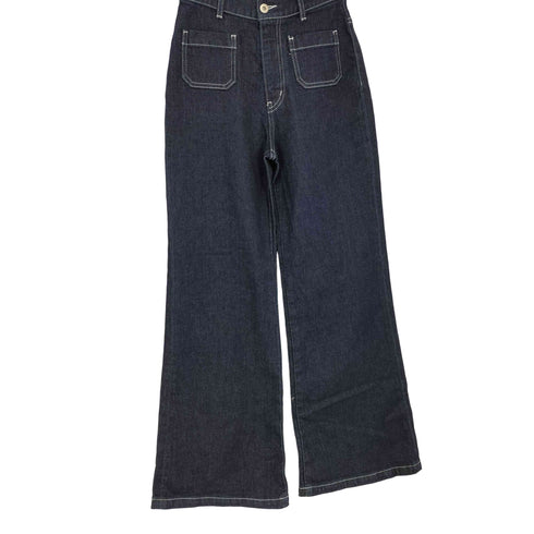 リリーブラウン Lily Brown ストレッチセミフレアデニムパンツ レディース JPN:0