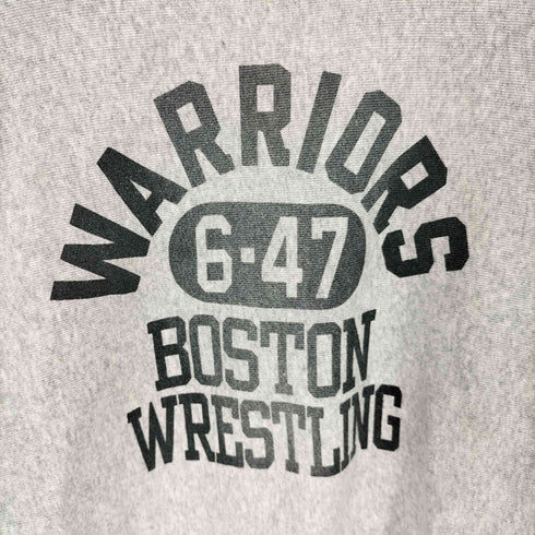 チェスウィック Cheswick WARRIORS BOSTON WRESTLING プリント リバースウィーブ型 スウェット メンズ import:M