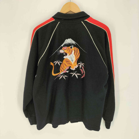 PEGULATION STYLE UNIFORM SAL ES.CO 90S 韓国製 両面虎刺繍 サイドライン 襟アリ スカジャン メンズ