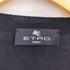 エトロ ETRO シルクレーヨン 異素材切替 ボタニカル 半袖 ニット ブラウス レディース 44