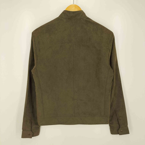 バナナリパブリック BANANA REPUBLIC スタンドカラー スウェードジャケット メンズ import:S