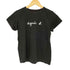 アニエスベー agnes b. PARIS フロントプリント 半袖 Tシャツ レディース US:0-2