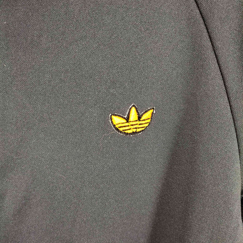 アディダス adidas 80S デサント製 ロゴ刺繍 3ストライプス トラックジャケット メンズ 4号