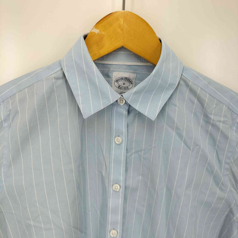 ブルックスブラザーズ BROOKS BROTHERS ストライプ 長袖コットンシャツ レディース 0