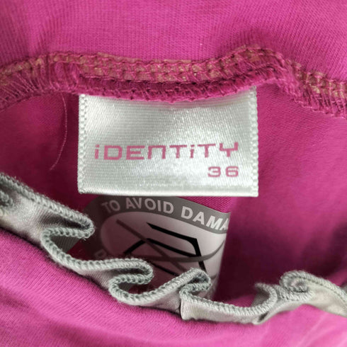 IDENTITY フリルリボン ラインストーン スターデザイン キャミソール レディース