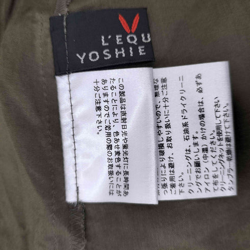 レキップヨシエイナバ LEQUIPE YOSHIE INABA コットン スキッパー チュニックワンピース レディース 38