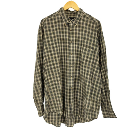 クラフトアンドバロー Croft&Barrow チェック柄 長袖 ボタンダウンシャツ メンズ import:XL